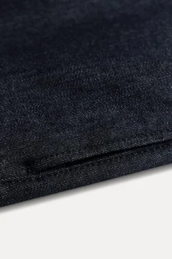 ZARA Jeans^JEANS ZW COLLECTION WIDE LEG COM CINTURA SUBIDA Azul