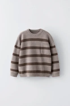 JERSEY PUNTO RAYAS BOLSILLO-ZARA Cheap