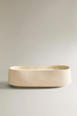 ZARA Fragrâncias Para Casa|Fragrâncias Para Casa^(1,5 KG) VELA AROMÁTICA IVORY MUSK Branco
