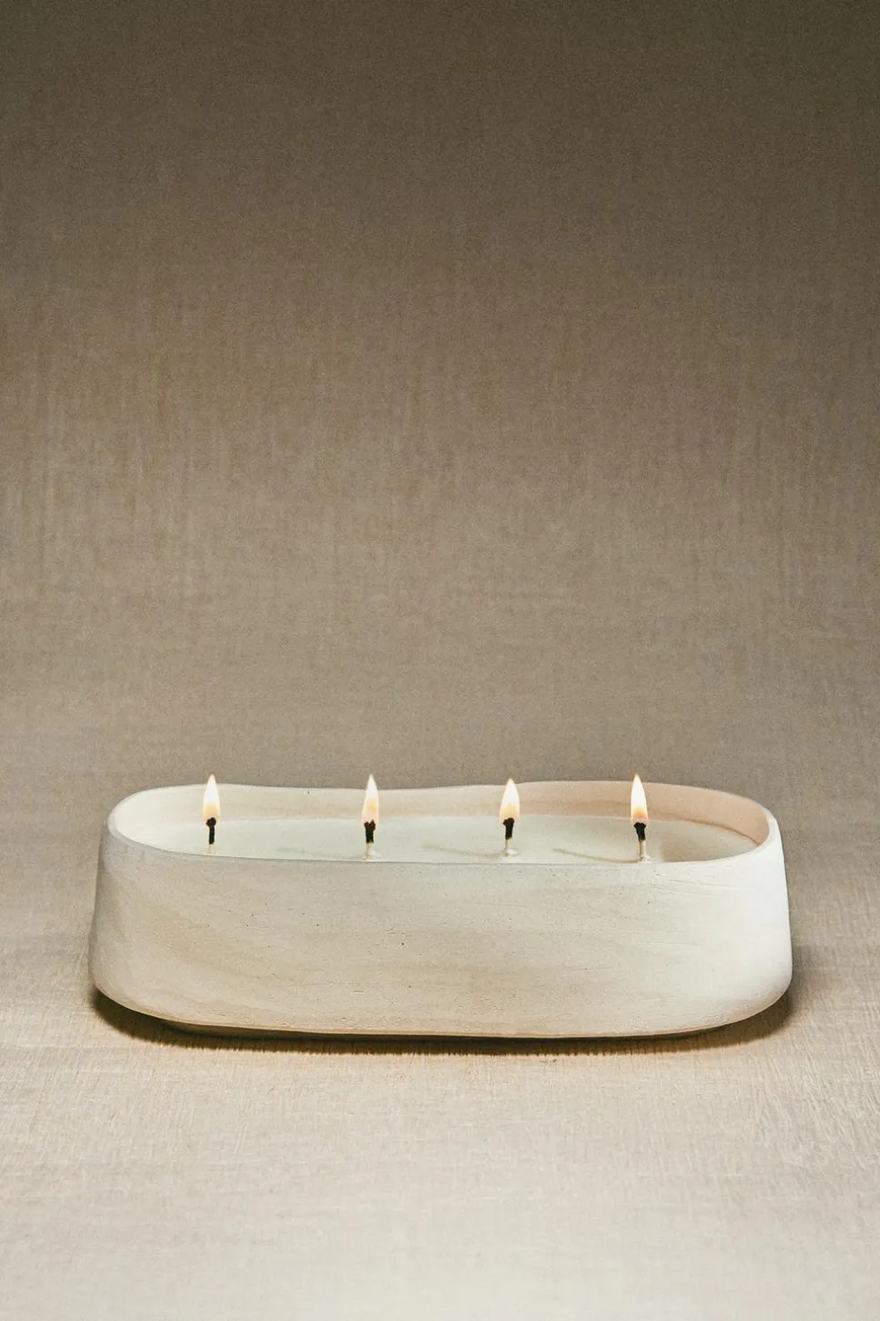 ZARA Fragrâncias Para Casa|Fragrâncias Para Casa^(1,5 KG) VELA AROMÁTICA IVORY MUSK Branco