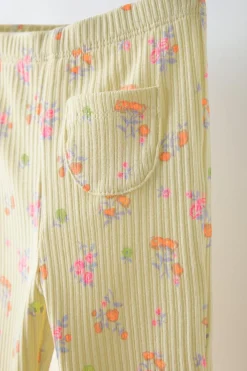 LEGGINGS À BOCA DE SINO FLORES-ZARA Discount