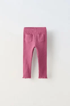 LEGGINGS CANALÉ COM BOLSOS-ZARA Fashion