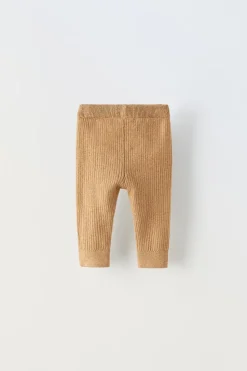 LEGGINGS CANELADAS COM BOTÕES-ZARA Flash Sale
