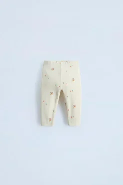 LEGGINGS CANELADAS COM COGUMELOS-ZARA Shop