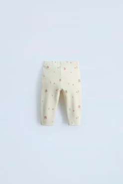 LEGGINGS CANELADAS COM COGUMELOS-ZARA Shop