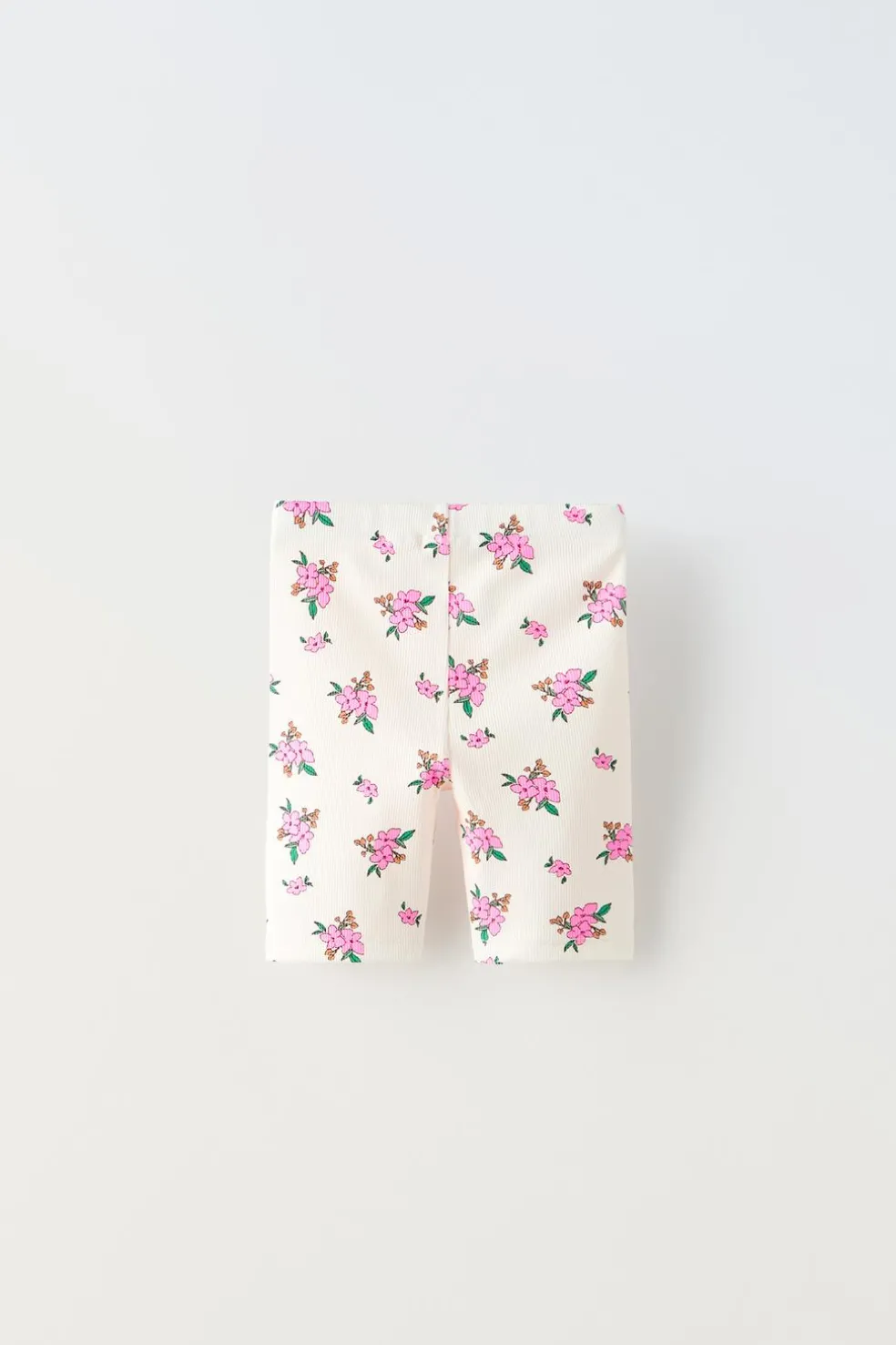 LEGGINGS CICLISTA COM NERVURAS E FLORES-ZARA Sale
