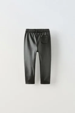 LEGGINGS COM EFEITO PELE-ZARA New