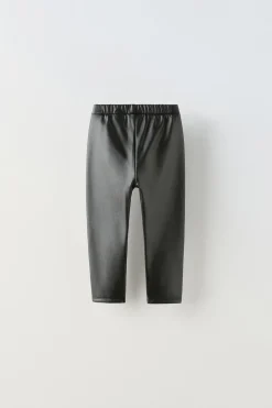 LEGGINGS COM EFEITO PELE-ZARA New