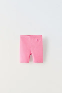 LEGGINGS COM NERVURAS CICLISTA COM ETIQUETA-ZARA Outlet