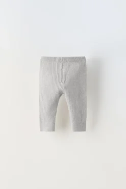 LEGGINGS COM NERVURAS E BOTÕES-ZARA Clearance