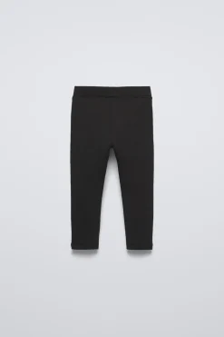 LEGGINGS COM NERVURAS E ETIQUETA-ZARA Online