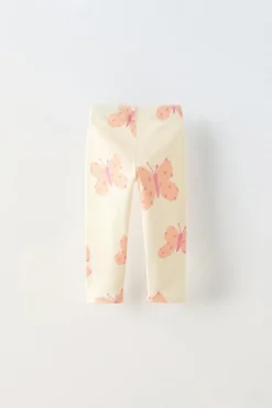 LEGGINGS COM NERVURAS E ESTAMPADO-ZARA Store