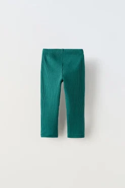 LEGGINGS COM NERVURAS E ETIQUETA-ZARA Store