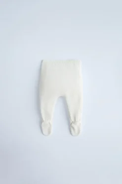 LEGGINGS COM PÉS DE MALHA COM LAÇO-ZARA Cheap
