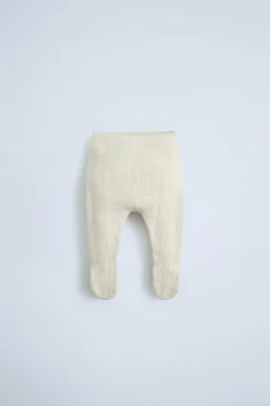 LEGGINGS DE MALHA TEXTURIZADA-ZARA New