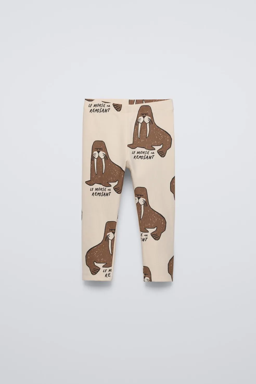 LEGGINGS ESTAMPADAS COM MORSAS-ZARA Fashion