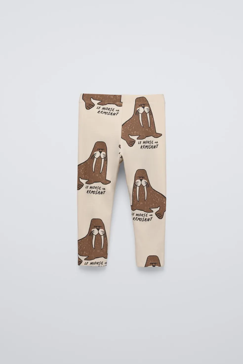 LEGGINGS ESTAMPADAS COM MORSAS-ZARA Fashion