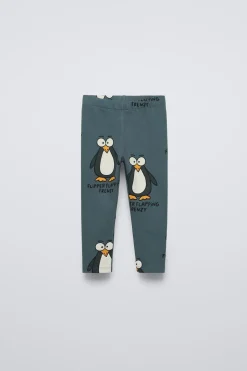 LEGGINGS ESTAMPADAS PINGUINS-ZARA Flash Sale