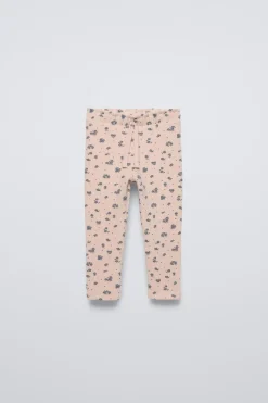 LEGGINGS SOFT TOUCH COM FLORES-ZARA Discount