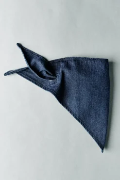LENÇO TRIANGULAR DENIM-ZARA Cheap
