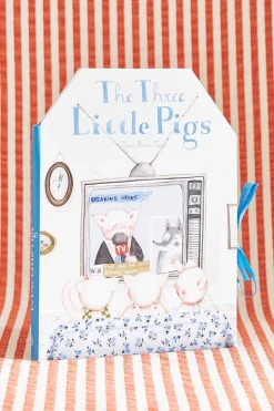 LIVRO-CARROSSEL 'THE THREE LITTLE PIGS'-ZARA New