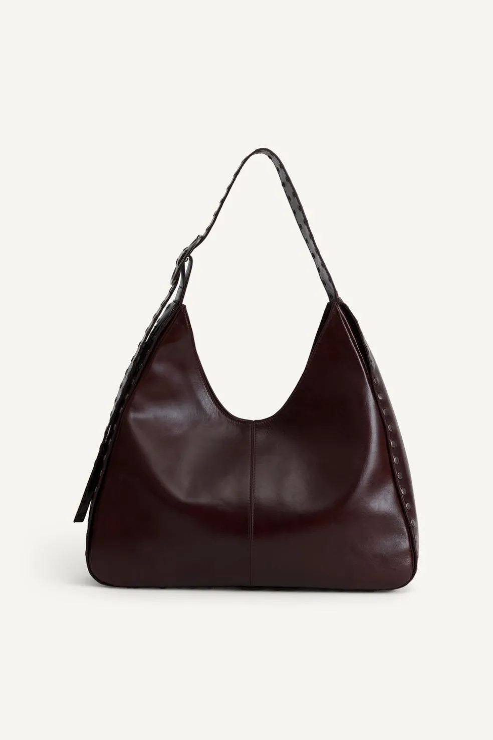 ZARA Malas^LTHR MX SHPPR 13 Vermelho-bordeaux