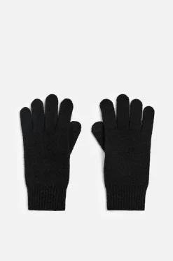 ZARA Vestuário De Inverno|Acessórios^LUVAS DE MALHA LÃ - CAXEMIRA Preto
