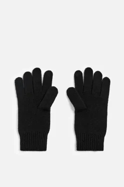 ZARA Vestuário De Inverno|Acessórios^LUVAS DE MALHA LÃ - CAXEMIRA Preto