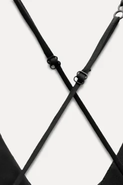 ZARA Vestidos^MACACÃO AMPLO FOLHOS Preto