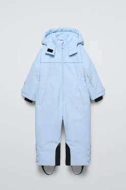 MACACÃO COM CAPUZ WATER REPELLENT E À PROVA DE VENTO DA COLEÇÃO DE SKI-ZARA New
