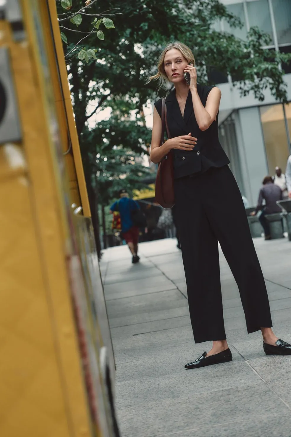 ZARA Vestidos^MACACÃO COMBINADO LARGO Preto