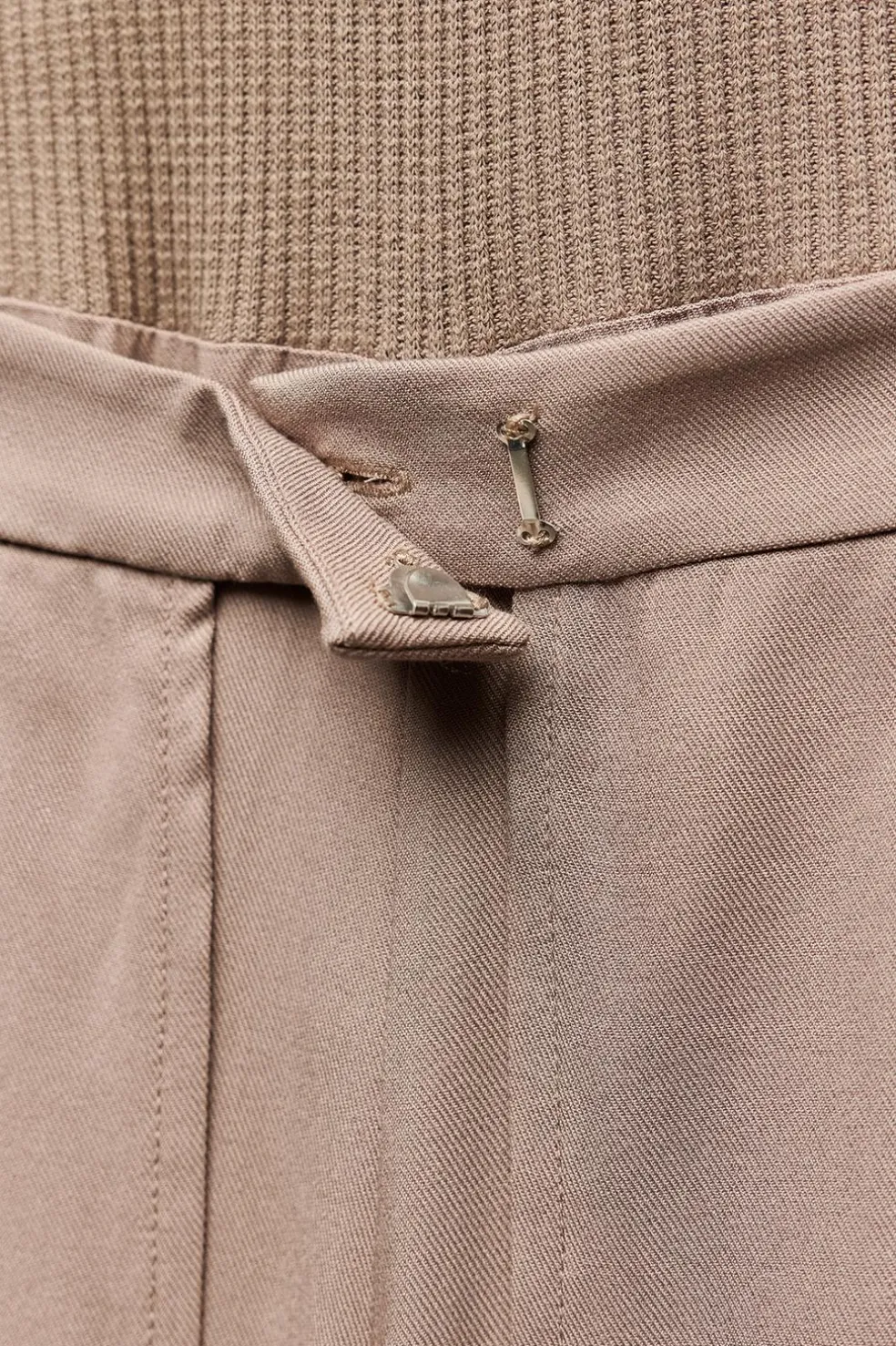 ZARA Vestidos^MACACÃO COMBINADO PAREO Castanho / Toupeira