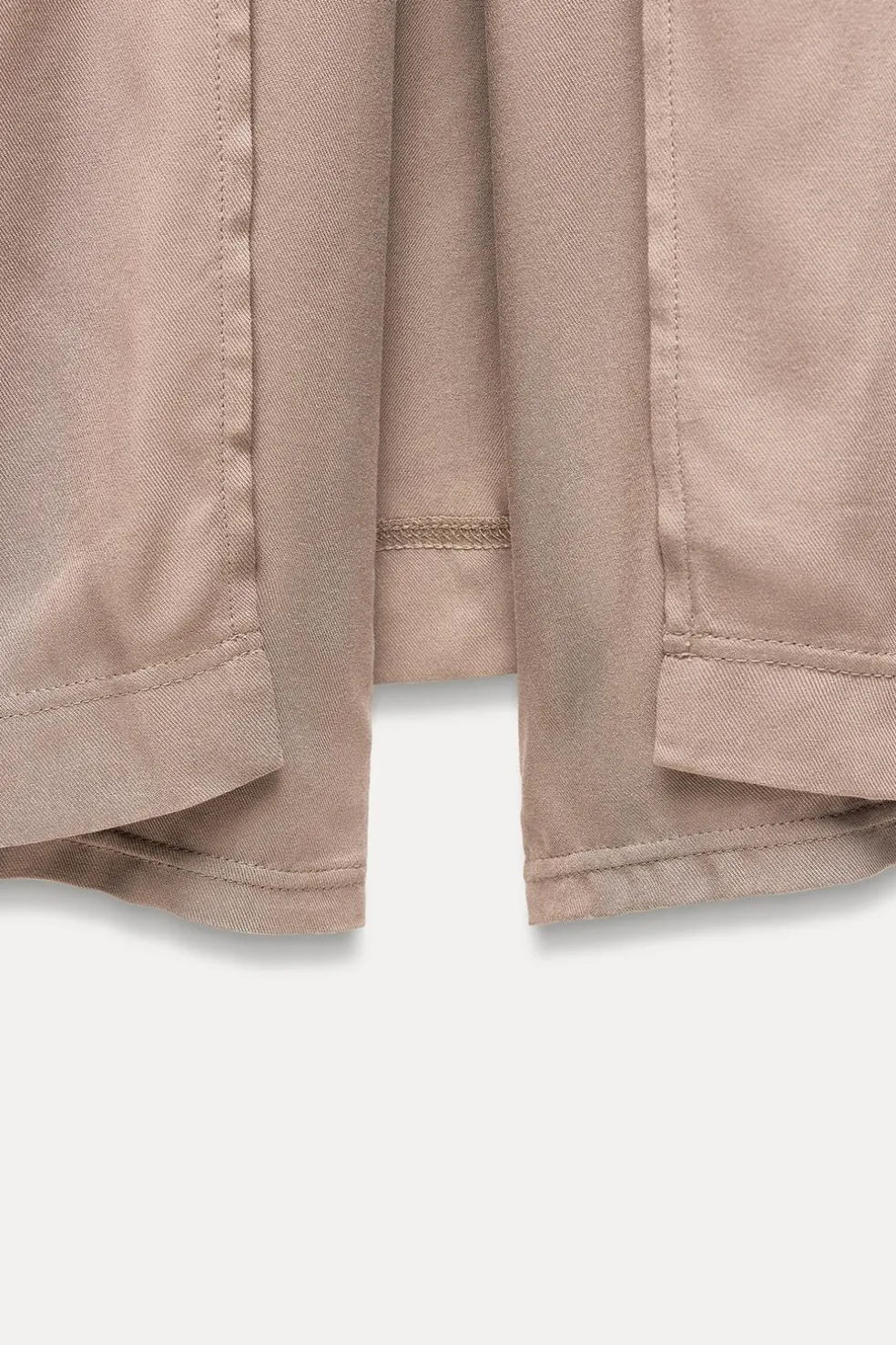 ZARA Vestidos^MACACÃO COMBINADO PAREO Castanho / Toupeira