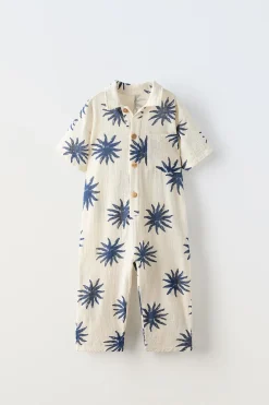 MACACÃO COMPRIDO COM ESTAMPADO DE SÓIS-ZARA New