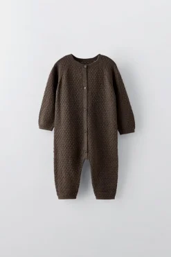 MACACÃO COMPRIDO COM LÃ-ZARA Store