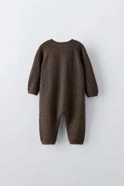 MACACÃO COMPRIDO COM LÃ-ZARA Store