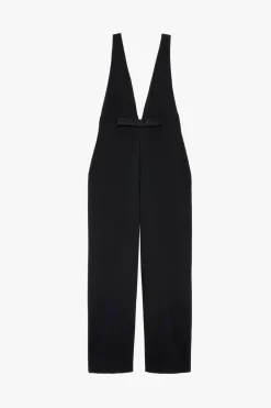 ZARA Vestidos^MACACÃO COMPRIDO COM LAÇO X STEFANO PILATI Preto