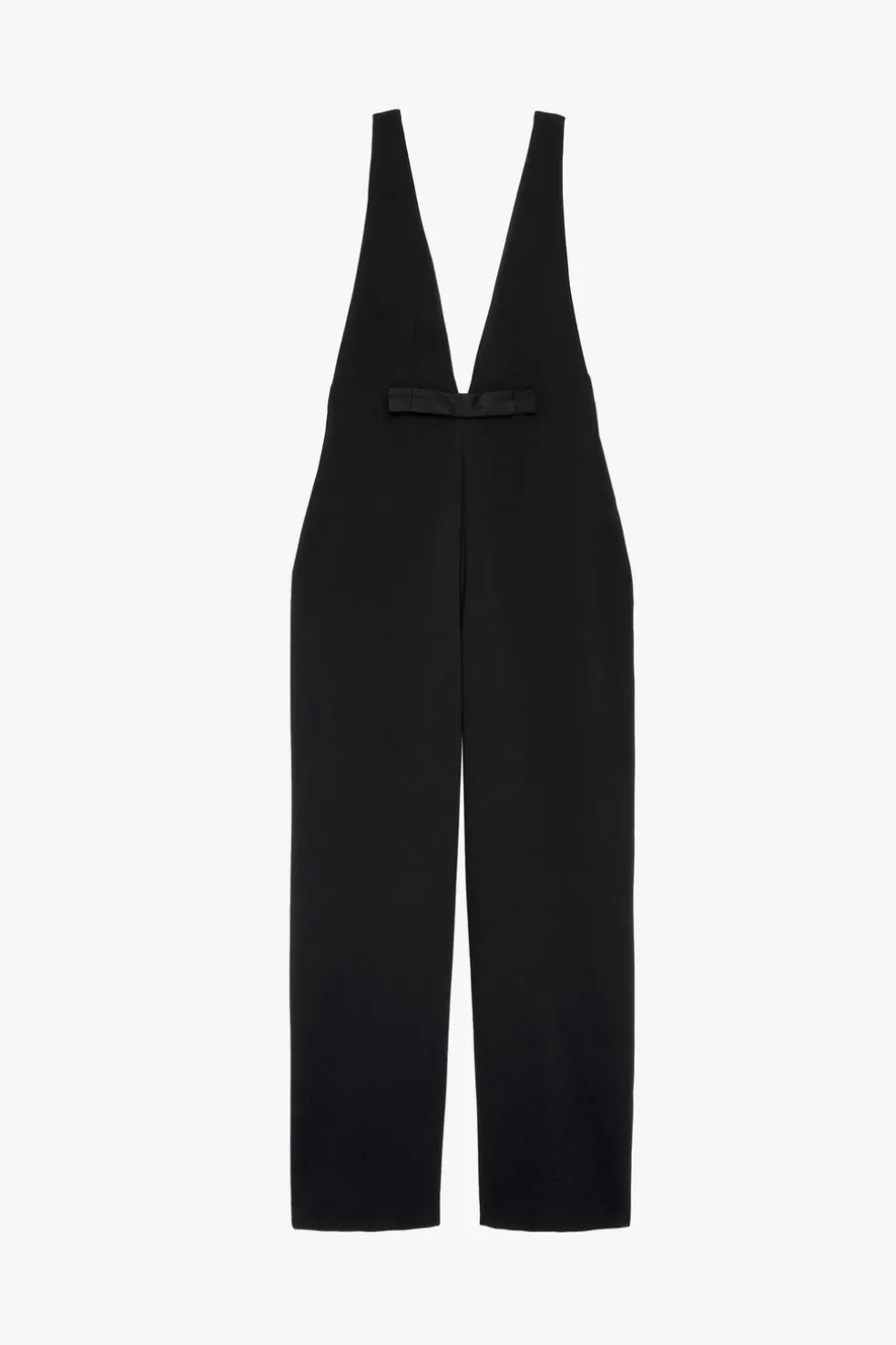 ZARA Vestidos^MACACÃO COMPRIDO COM LAÇO X STEFANO PILATI Preto