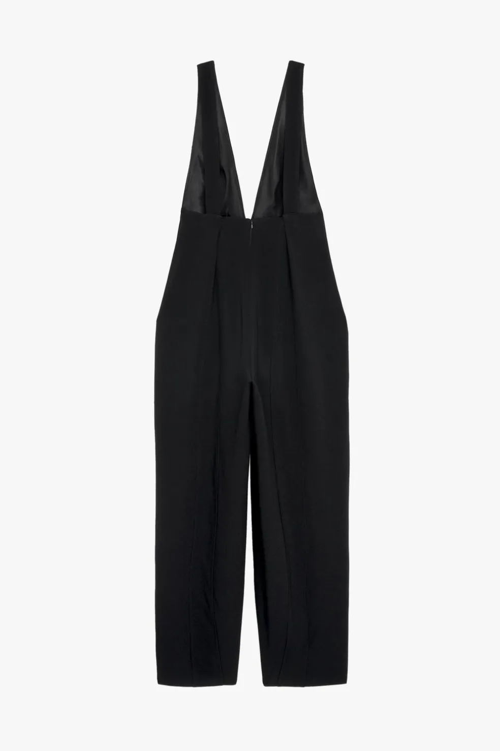 ZARA Vestidos^MACACÃO COMPRIDO COM LAÇO X STEFANO PILATI Preto