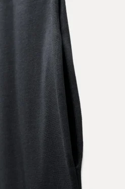 ZARA Vestidos^MACACÃO COMPRIDO DE ALGODÃO Chumbo