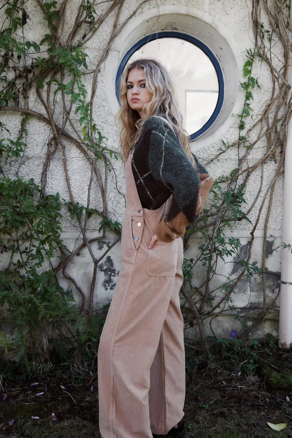 ZARA Vestidos^MACACÃO COMPRIDO DE BOMBAZINA Rosa