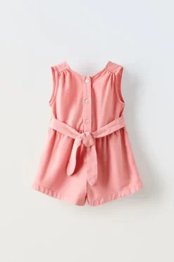 MACACÃO CURTO COM CINTO-ZARA Cheap