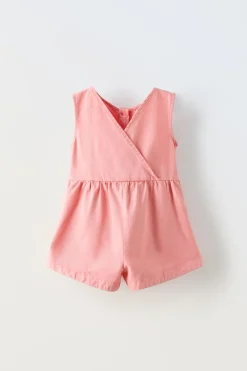 MACACÃO CURTO COM CINTO-ZARA Cheap