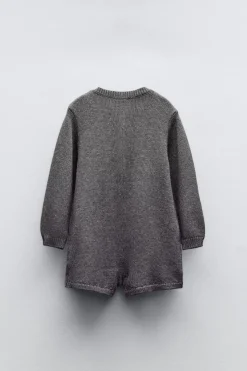 MACACÃO CURTO DE MALHA-ZARA Shop