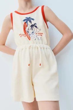 MACACÃO CURTO TERRYCLOTH STITCH © DISNEY-ZARA New