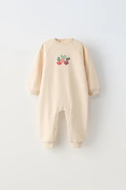 MACACÃO DE FELPA ESTAMPADO-ZARA Cheap