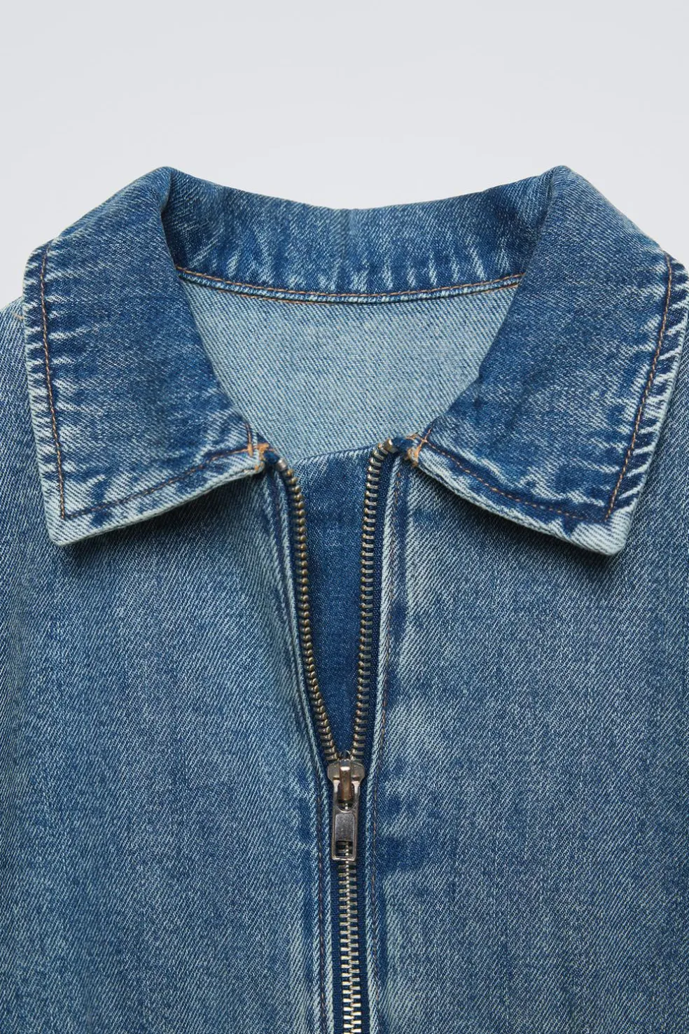 MACACÃO EM GANGA COM CORAÇÃO-ZARA Best Sale