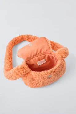 MALA A TIRACOLO COM EFEITO DE PELO ENCARACOLADO-ZARA Clearance