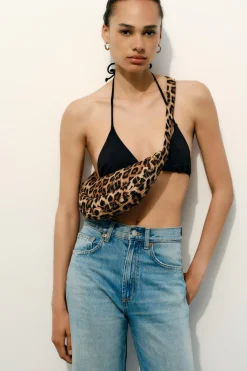 ZARA Malas^MALA A TIRACOLO COM ESTAMPADO DE ANIMAL Leopardo
