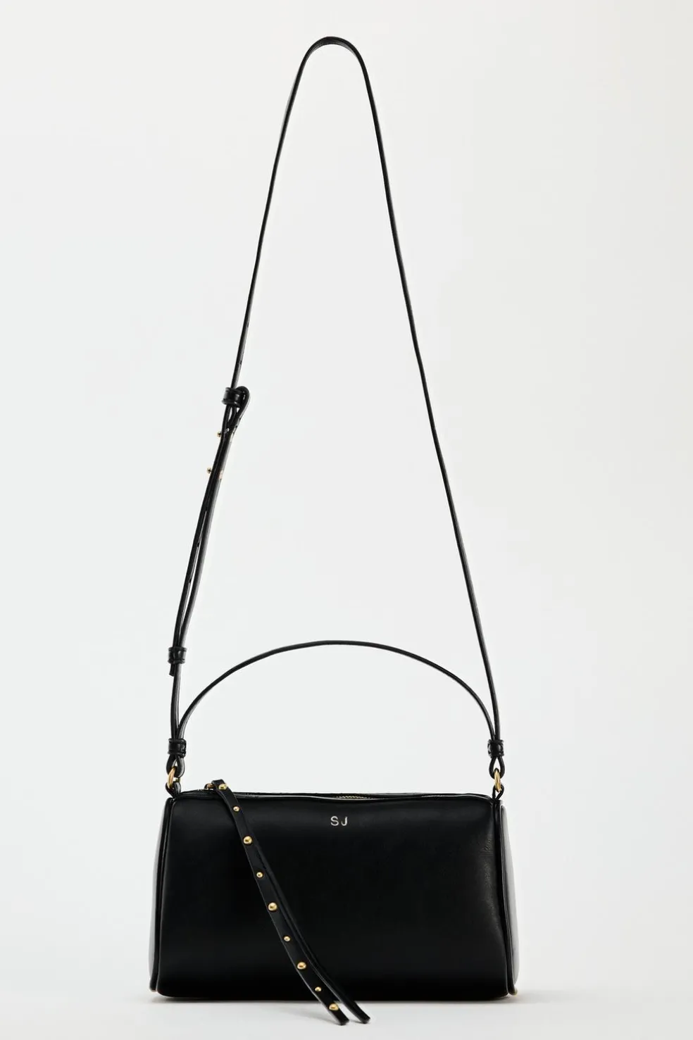 ZARA Malas^MALA A TIRACOLO COM PORMENOR DE MINI TACHAS Preto